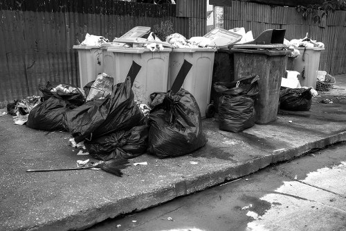 Commercial waste collection services in Kenton office environment