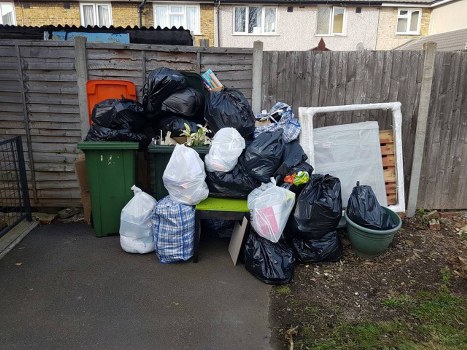 Professional garden clearance service at work in Kenton